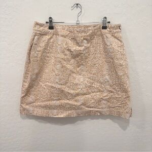 EP Pro Athletic Golf Skort Womens 14 Snakeskin Mini Pattern Outdoor Sporty